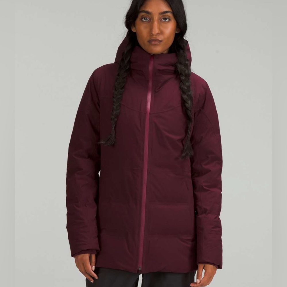 New Lululemon Sleet Street Jacket Size 6 Cassis
